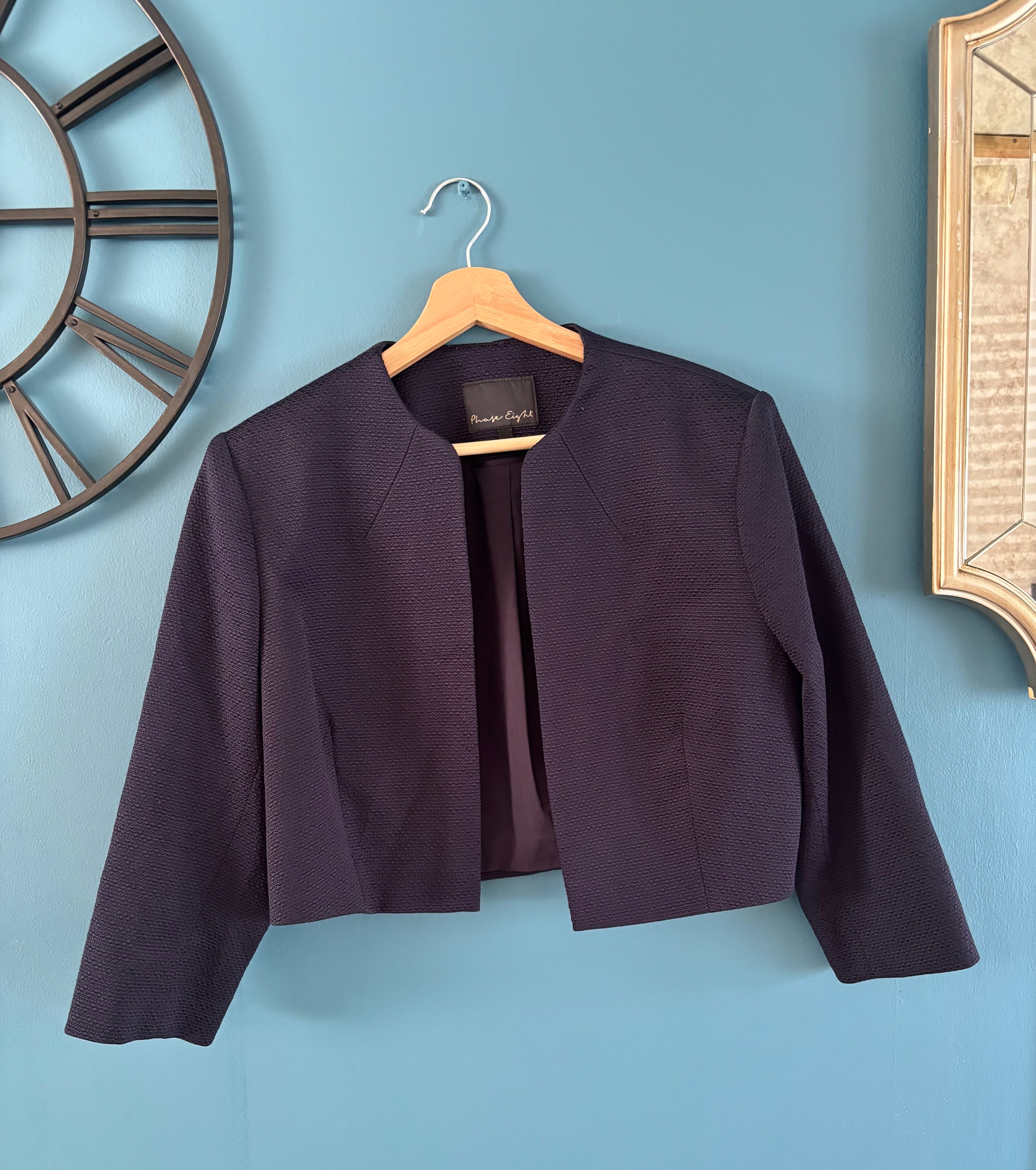 Jacket - Phase Eight - Navy - Size 16