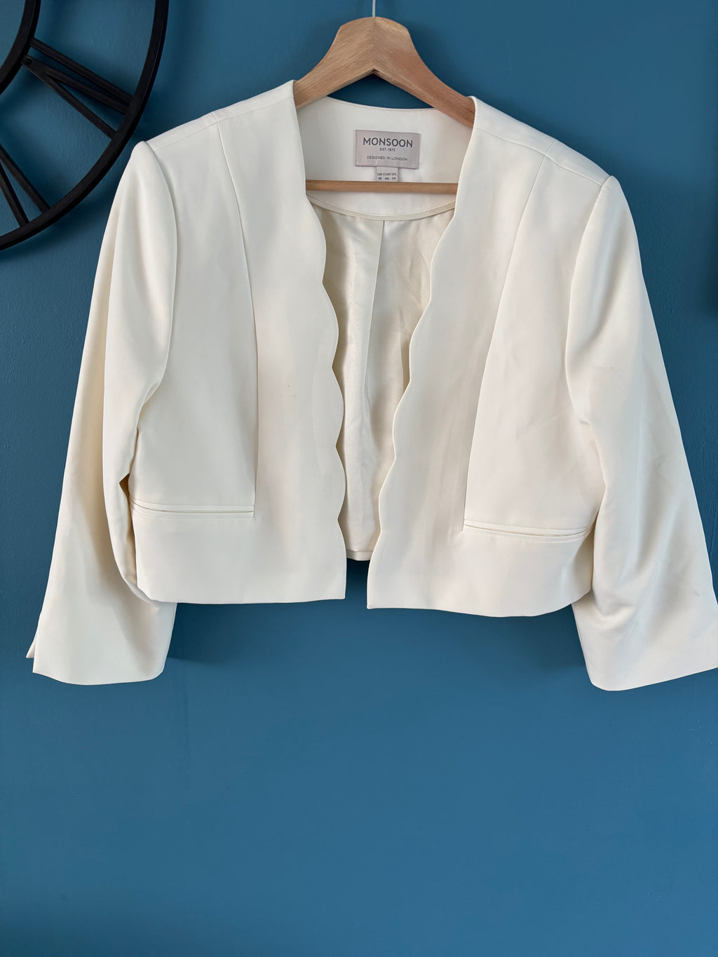 Jacket -Monsoon -Cream - Size 18