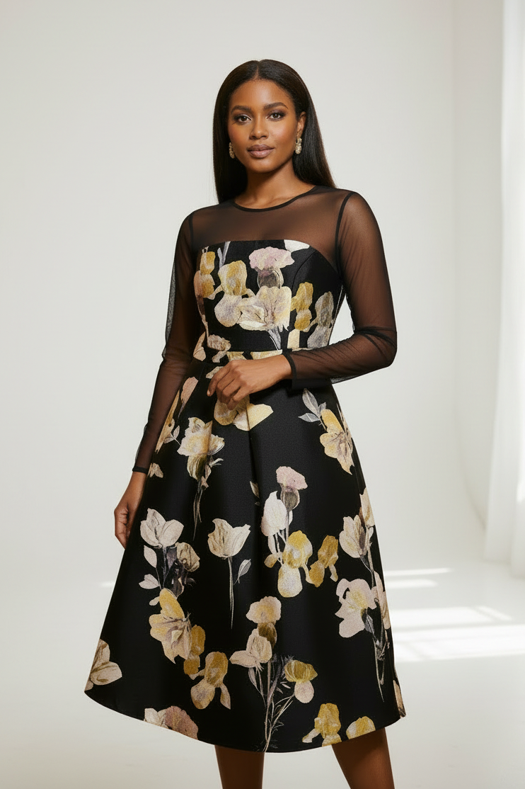 Coast- Gold Floral - Size 10