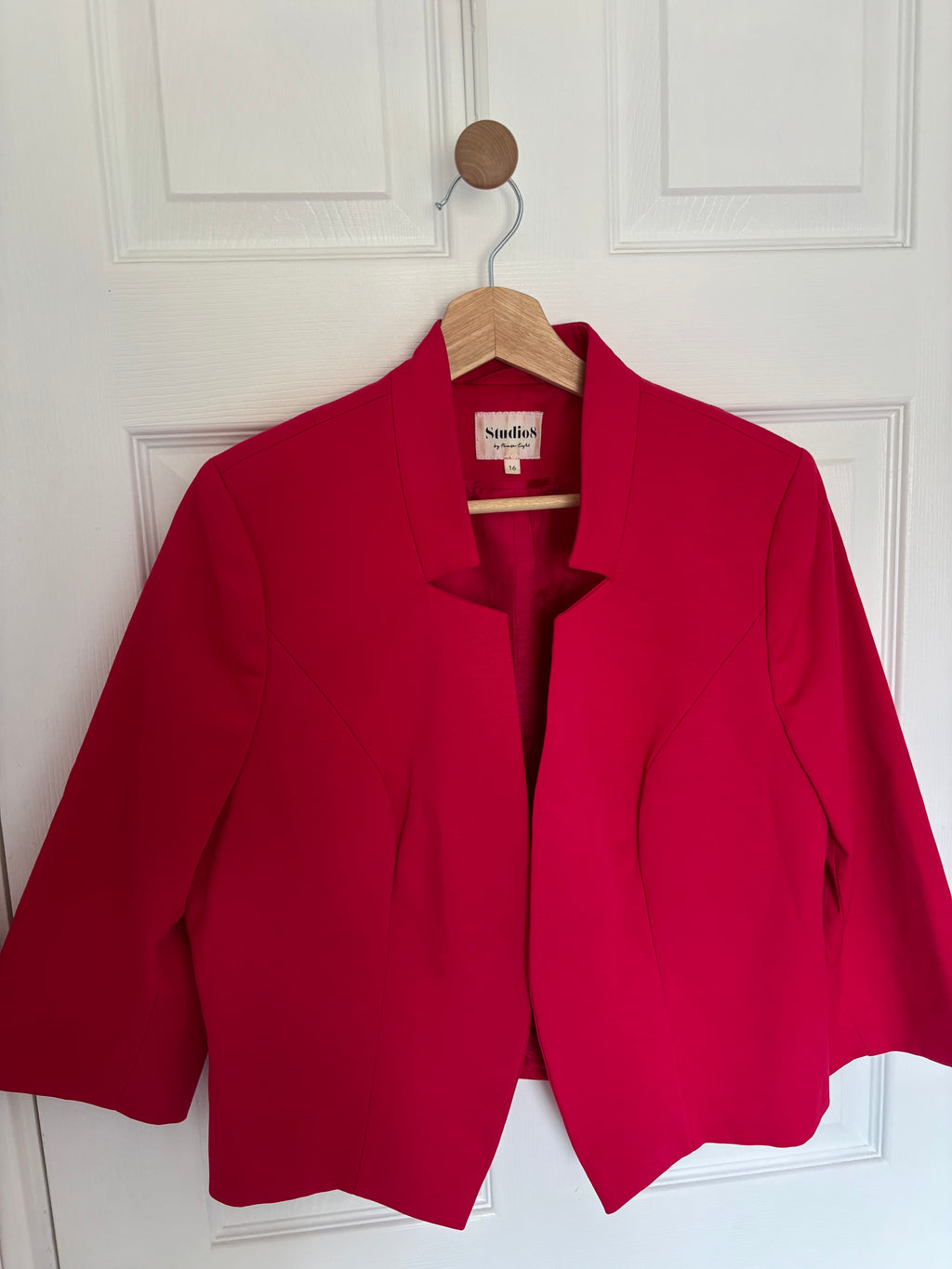 Jacket - Studio8- red -  Size 16