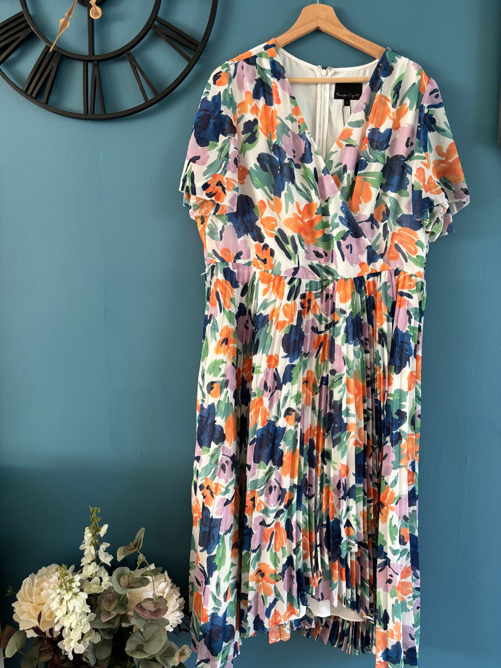 Phase Eight -Orange Floral - Size 20