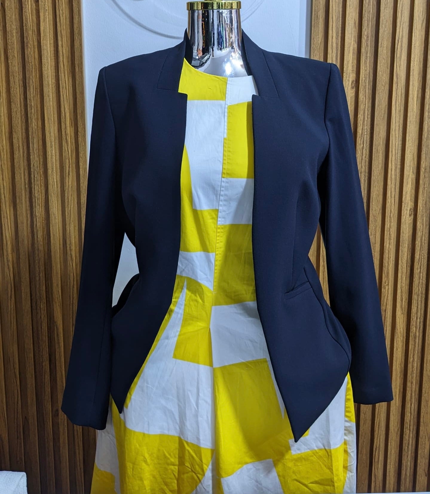 Jacket -M&S - navy -  Size 12