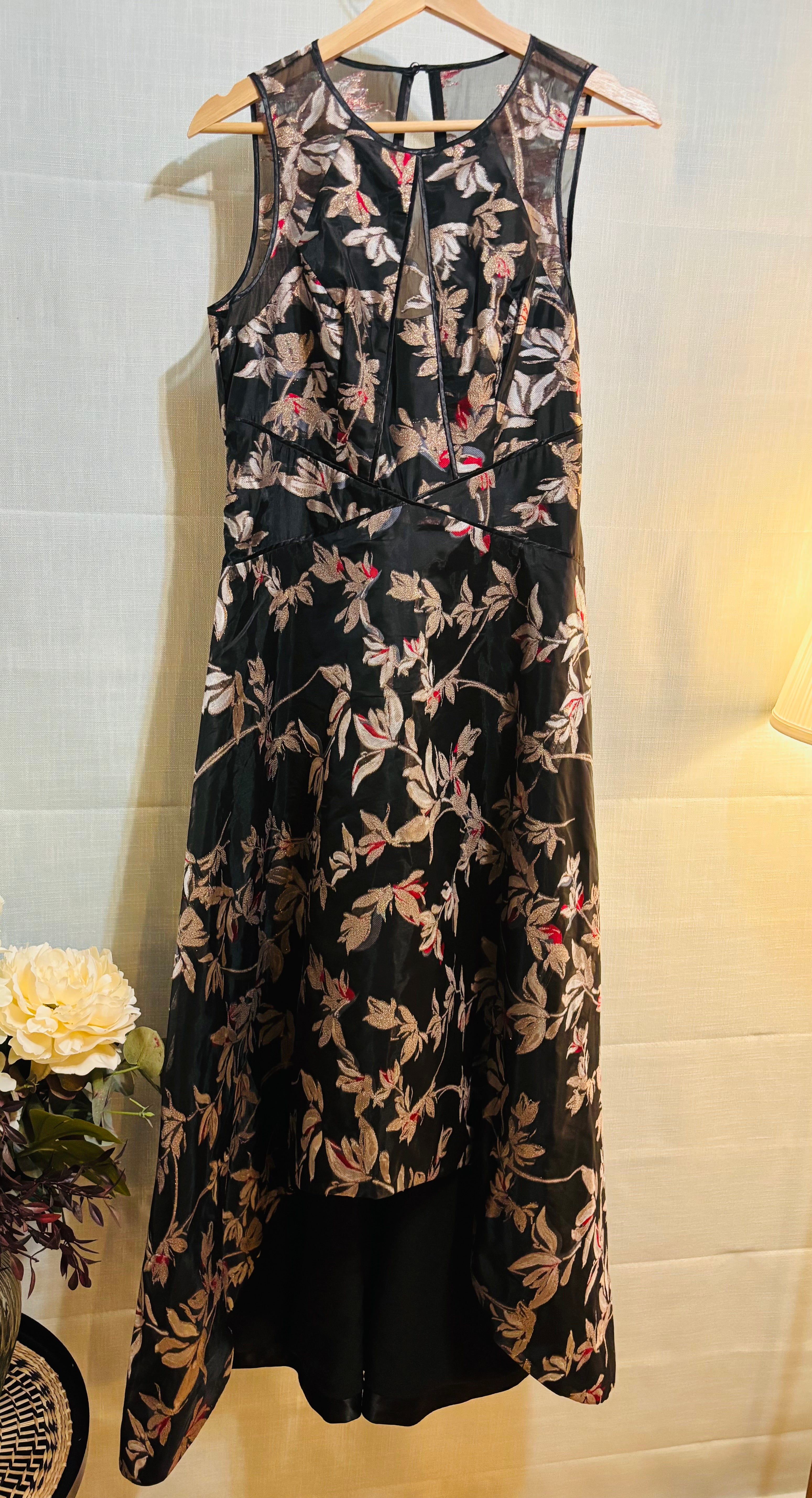 Coast- Black Floral - Size 12