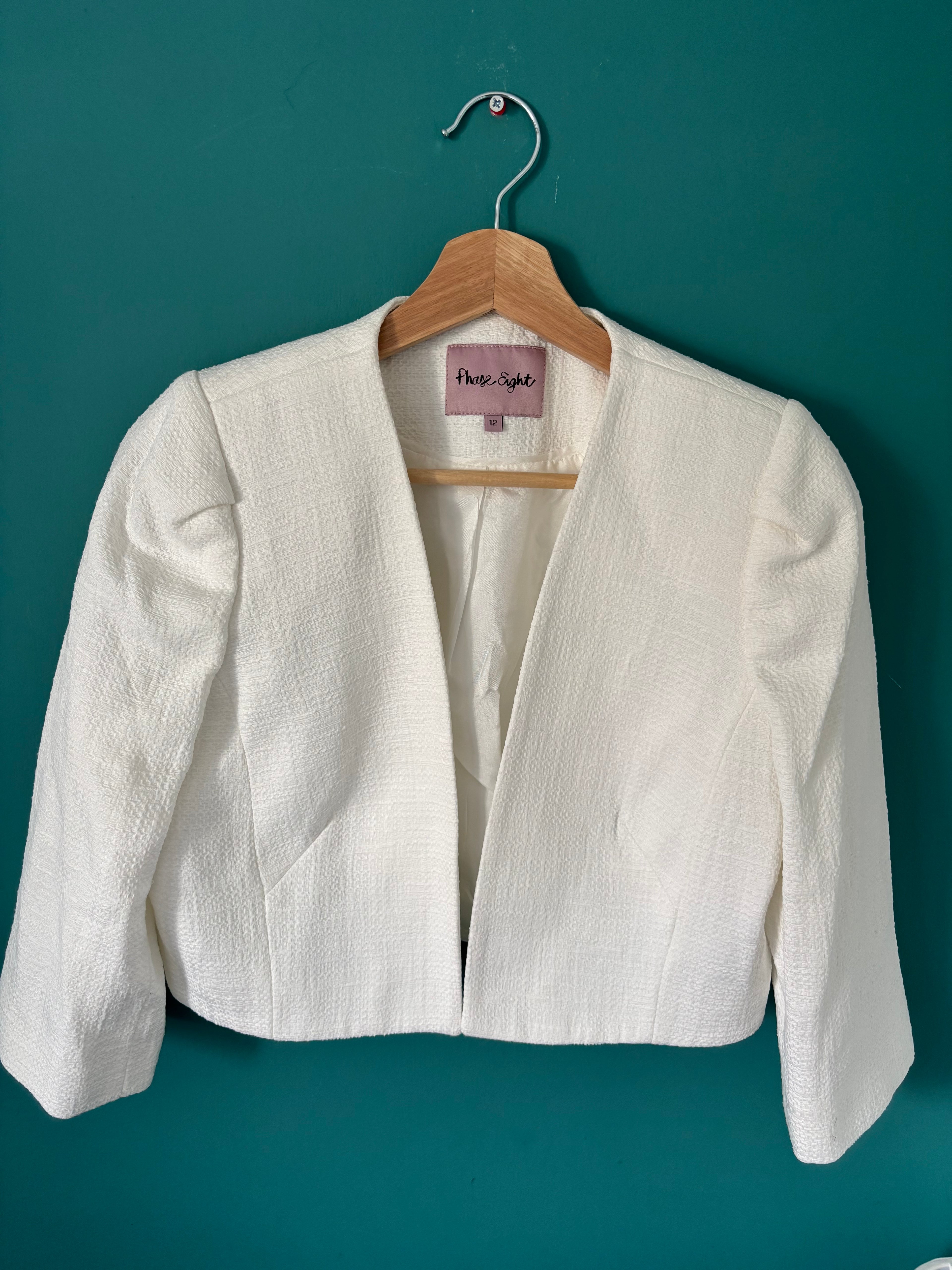 Jacket- Phase Eight - cream -  Size 12