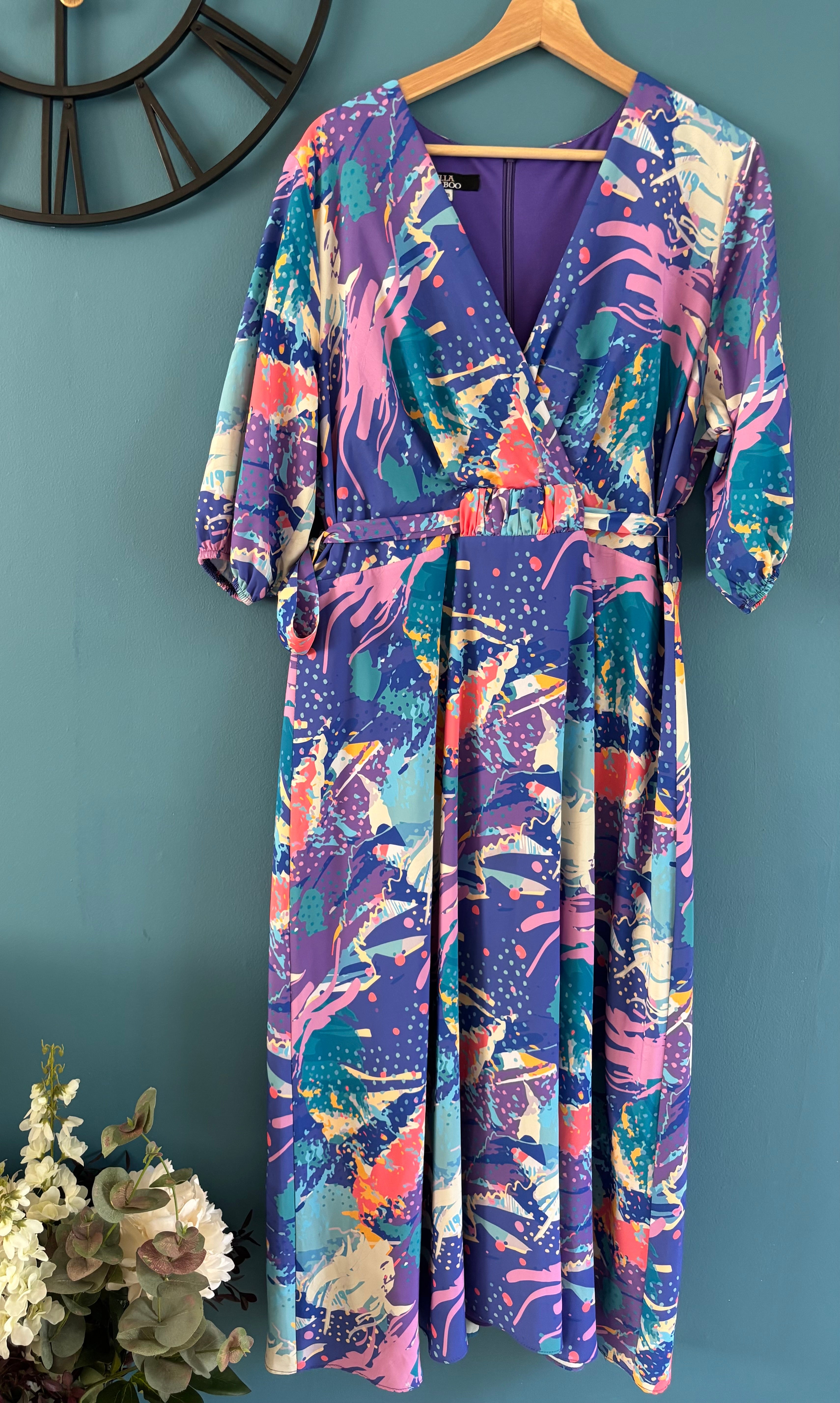 Ella Boo - Purple Multi - Size 18