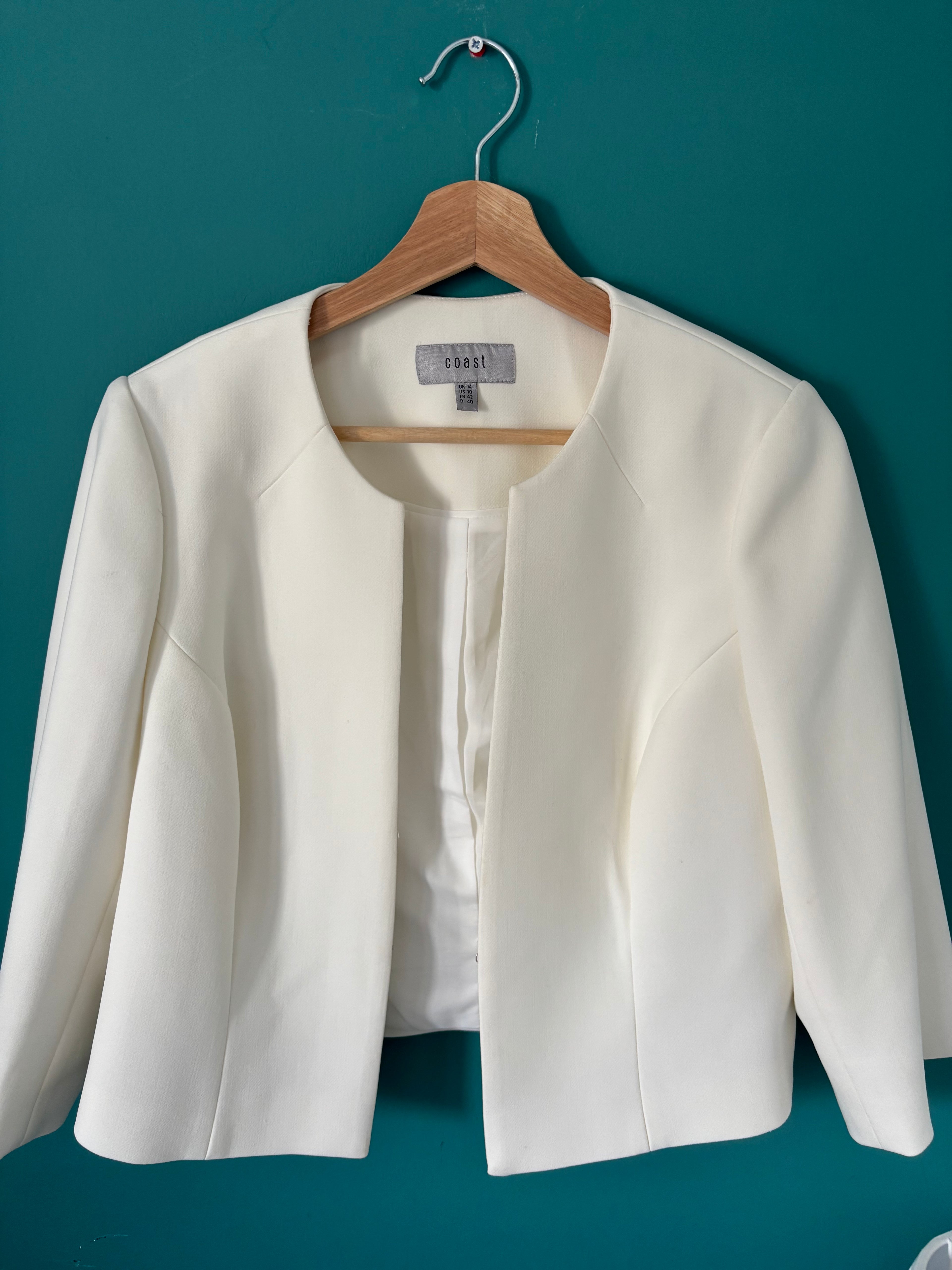Jacket - Coast - cream -  Size 14
