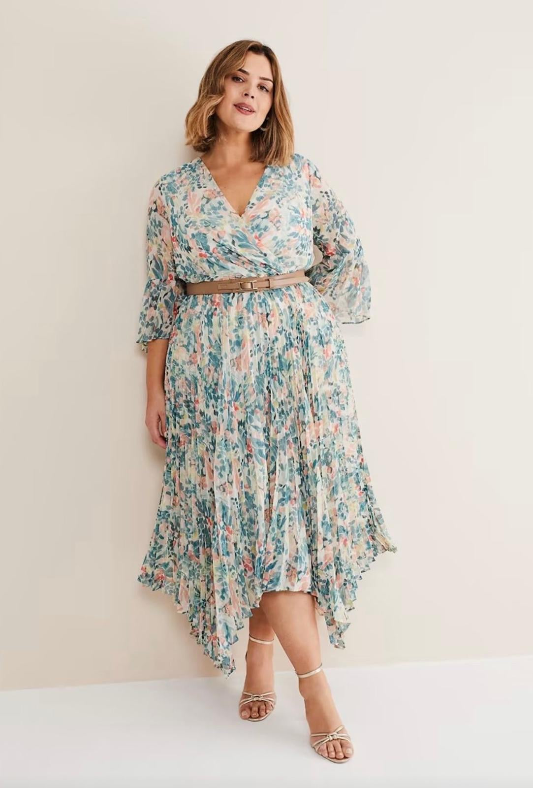 Phase Eight - Green Floral- Size 16