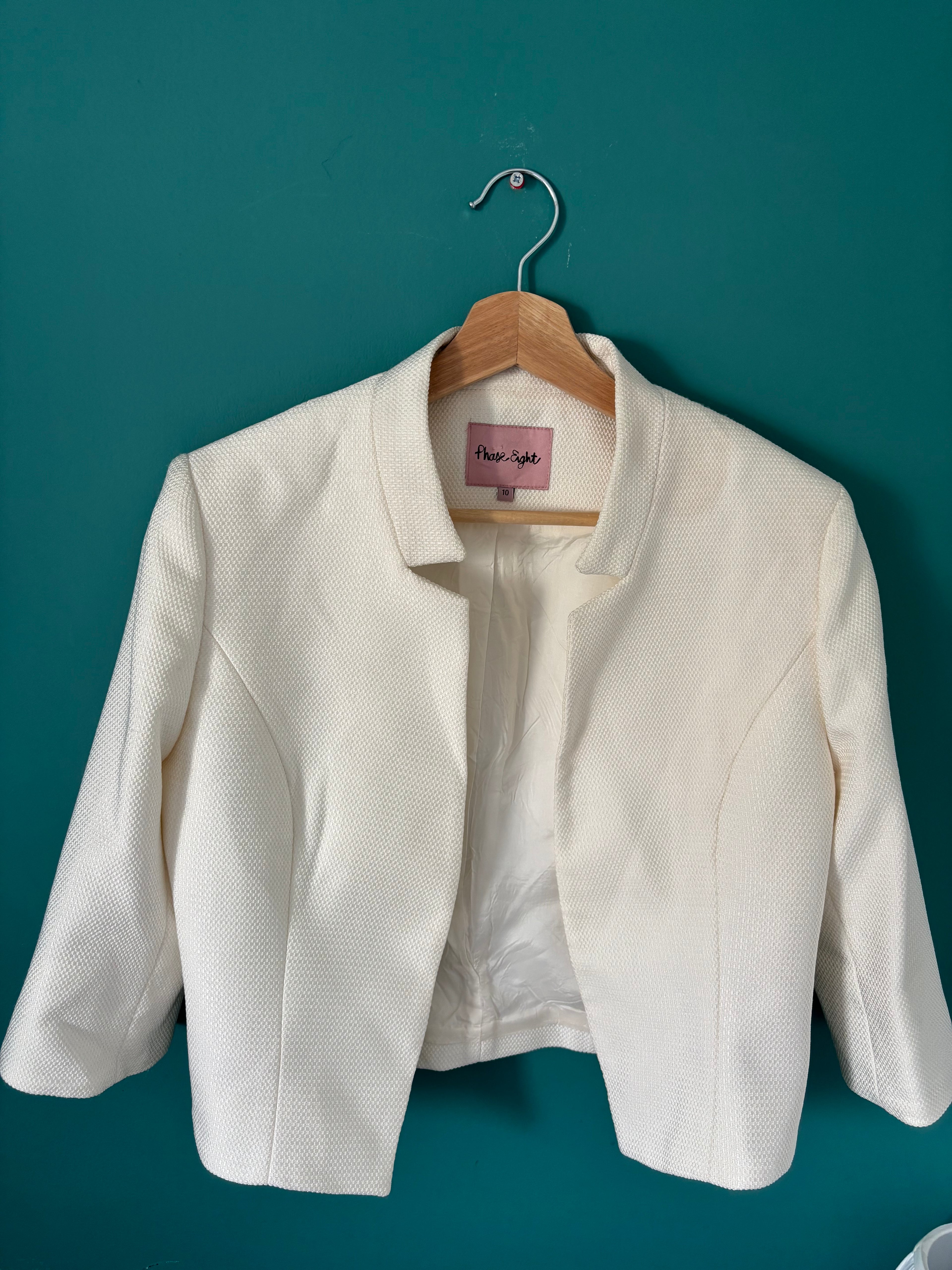 Jacket- Phase Eight - cream -  Size 10