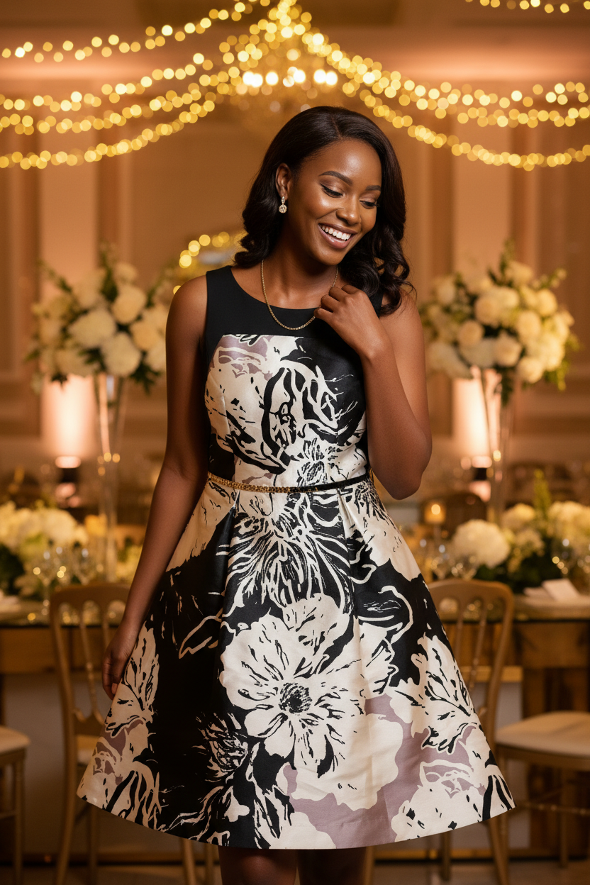 Coast Patterned - Party Gala Pose