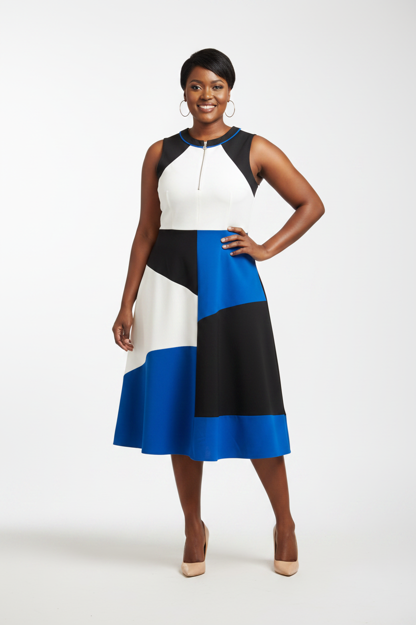 Cobalt Colourblock Midi - Professional 1