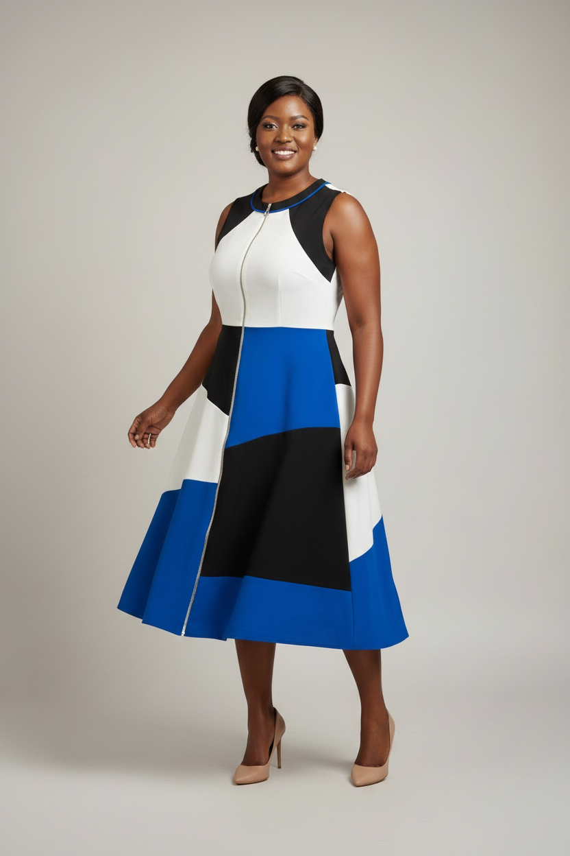 Cobalt Colourblock Midi - Professional 2