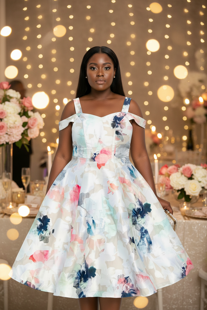 Floral Dress - Party Background