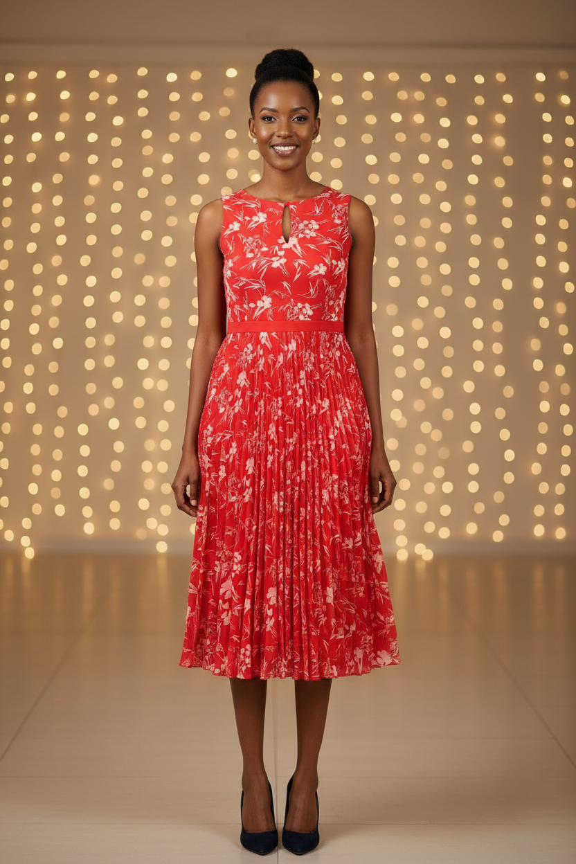 Hobbs Red Floral - Party
