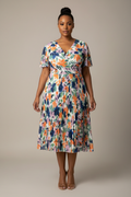 Phase Eight Orange Floral Size 20 - Professional 1